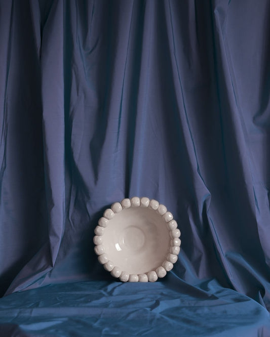 POM POM BOWL (IVORY)